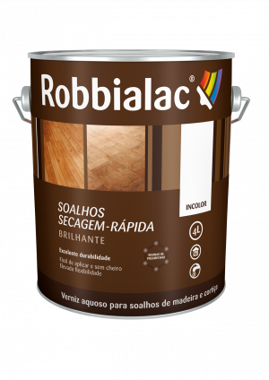 Soalhos Secagem-Rápida Brilhante